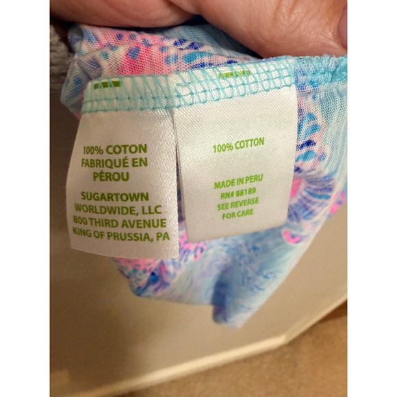 Lilly Pulitzer Etta Scoop Neck Tee - Picture 5 of 5